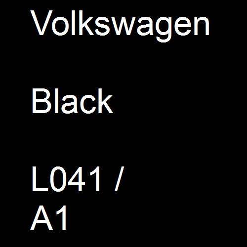 Volkswagen, Black, L041 / A1.